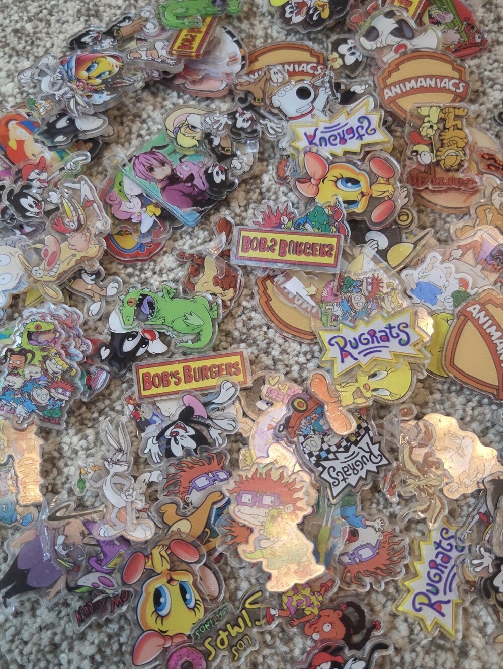 Cartoon MIX 4cm Acrylics For Diy-50pcs